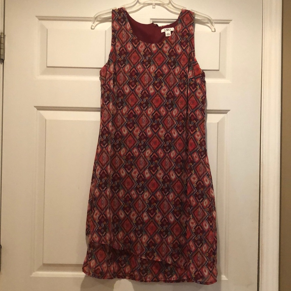 Aztec Knee Length Dress sz 12 NWOT